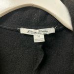 Katherine Barclay  black midi ruffle laine‎ wool cardigan size medium Photo 3
