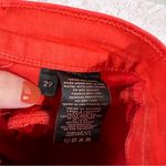 J Brand  for Intermix Fiery Red Skinny Ankle Zip Jeans Size 29 Photo 11