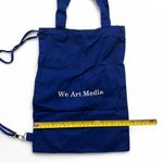 We Art Media Blue Canvas Tote Bag Photo 2
