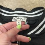 About A Girl NWOT Floral Embroidered Black Jacket - very light - vintage Photo 1