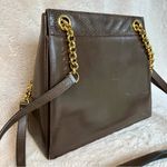 Salvatore Ferragamo Vintage Brown Leather Chain Bag Photo 7