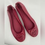 Tory Burch Minnie Travel Ballet Flats Washed Berry Photo 1