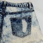 Forever 21  Acid Wash Distressed Denim Short Photo 4