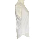 Loft women's size small cream sleeveless pullover stretchy summer tank top Photo 2