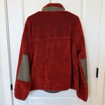 L.L.Bean Red Fleece T Snap Pullover Photo 2