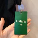 Halara  Black Wrap Top XL Womens NWT Career V Neck Short Sleeve Slim Fit Photo 4