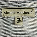 Simply Southern Women’s Long Sleeve Blue & White Aztec Pattern Cardigan Size XL Photo 2