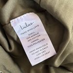 Lulus NWT Blissful Strolls Olive Green Crochet Faux-Wrap Halter Midi Dress Small Photo 10