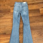 ZARA  Long High Rise Flare Jeans Photo 4