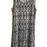 Rachel Zoe Dress Size 1X Sleeveless Stretchy Handkerchief Dress Ikat Print NWT Photo 0
