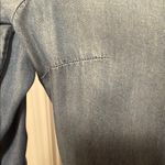 Old Navy 👀👀👀BOGOHO 👀👀👀Cato Ombre Blue Denim Wrap Blouse with Notched Collar—NWOT Photo 6