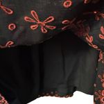 Sundance EUC  Vivienne Boho Eyelet Embroidered Shift Dress Black Size 10 Photo 5