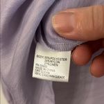 Daniel Cremieux  Purple Puff Sleeve Mandarin Collar Blouse Photo 6