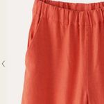 Poetry NWT  Cropped Trousers Garment Dyed Linen OS Photo 3