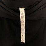 Lululemon Black Cross Foldover Waistband Ruched Crop Leggings Size 8 Photo 7