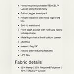 prAna  Cozy Up Ankle Pant in Heather Gray NWT Photo 2