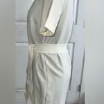 Forever 21 Short Sleeve Waist Tie Dress in Off White Photo 5