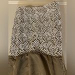 Giorgia & Johns embroidered Pencil Tight Sleeveless Dress Women's Sz Large Brown Photo 2