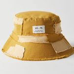 Urban Outfitters Frayed Patchwork Bucket Hat NWT Photo 0