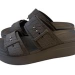 Crocs Crocks Brooklyn Buckle Lite Ride Low Wedge Sandal Women Sz 10 Platform Gorpcore Photo 0