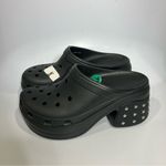 Crocs  Siren studded black‎ clogs size 12 women’s New Photo 1