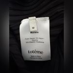 Toteme NWOT black ribbed Murano knit slip midi skirt size medium Orig. $290 Photo 8