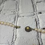 Sarah Coventry Faux Pearl Vintage 24 inch Necklace Silver Photo 4