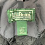 L.L.Bean Jacket Womens Medium Gray Hooded Jacket Windbreaker Nylon Vintage Photo 9