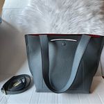 Sondra Roberts  Gray Blue Modern Hand Bag Crossbody Tote Photo 2