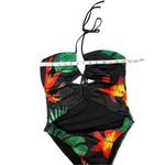 Frederick's of Hollywood Brand New  Women’s M Jungle Print One Piece Bathing Suit Photo 4