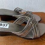 Predictions Women's Charming Metallic Slide Sandals Size 6W Sku 2937 Photo 5