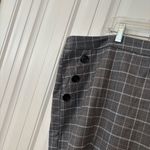 Eloquii  Gray Plaid Skirt Size 22 Photo 2