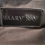 Mary Kay Large Oversized Black Vinyl Clutch Bag Jewel Snap Closure Evening Glam Photo 4