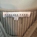 Endless Rose  Pale Green Ribbed Bodycon Sleeveless Fitted Dress Size S Photo 8