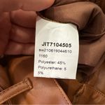 SheIn  Brown Faux Leather Belted Pants Small S NWT Photo 4