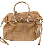 Michael Kors  Satchel Crossbody Bag Ostrich‎ Leather Designer Purse Handbag Photo 0