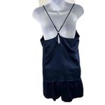 Stars Above Women’s 2-Piece Satin Pajama Set | Navy Cami Top &‎ Shorts Sleepwear Loungewear Photo 3