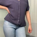 Market & Spruce blue top Photo 1