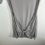 Michael Stars  Gray Short Sleeve Wrap Tie Tee‎ Lagenlook Women's Size M Dress Photo 2