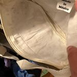 MEXICANA Cream Crossbody Fanny pack Bag with Colorful Embroidery White Photo 5