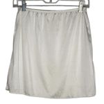 Vintage Gilligan & O'Malley Nylon Mini‎ Slip White Size M Photo 0