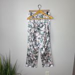 Victoria's Secret  Satin Floral Pajama‎ Set XL Top Medium Bottoms PJs Loungewear Photo 2