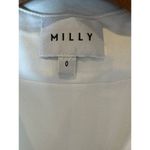 Milly Dress Women 0 White Satin Sleeveless Cowl Neck Nia Mini Bridal Party Photo 9