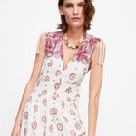 ZARA NWT  Printed Embroidered Tunic Dress Bloggers Fav Photo 4
