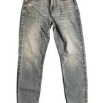 American Eagle  Mom Jeans Womens Size 6 Regular Stretch Light Wash Denim Boho Photo 0