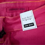 Judy Blue  high waist magenta (pink) garment-dyed denim shorts size XL NWT Photo 5