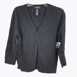 Jones New York  Signature Black angora mix sweater Photo 1