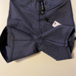 For Love & Lemons Chloe Ribbed Bike Shorts Midnight Blue Photo 3