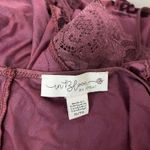 In Bloom by Jonquil XL Burgundy Burnout Velour Robe Kimono & Nightgown Set Purple Photo 11