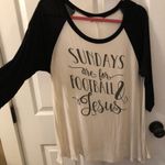 Altar'd State Altar’d State Football and Jesus Shirt Photo 3